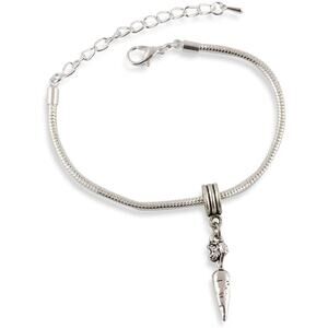 Carrot Vegetable Food Charm Bracelet